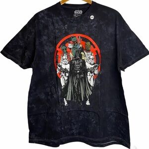 Star Wars Lord Vader Rising Tour Shirt 2XL Red Black Fandom Empire